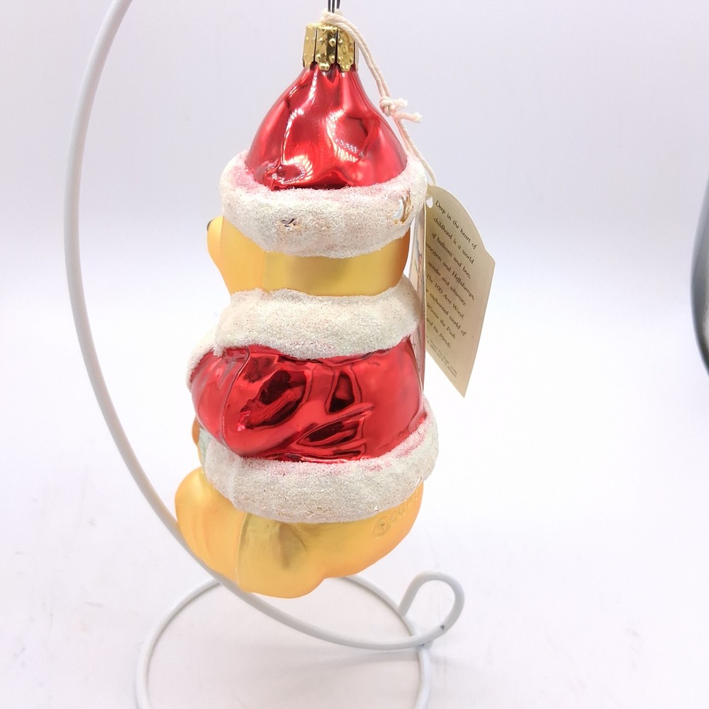Disney Classic Winnie the Pooh 1997 Glass Christmas Ornament Germany - Picture 8 of 16